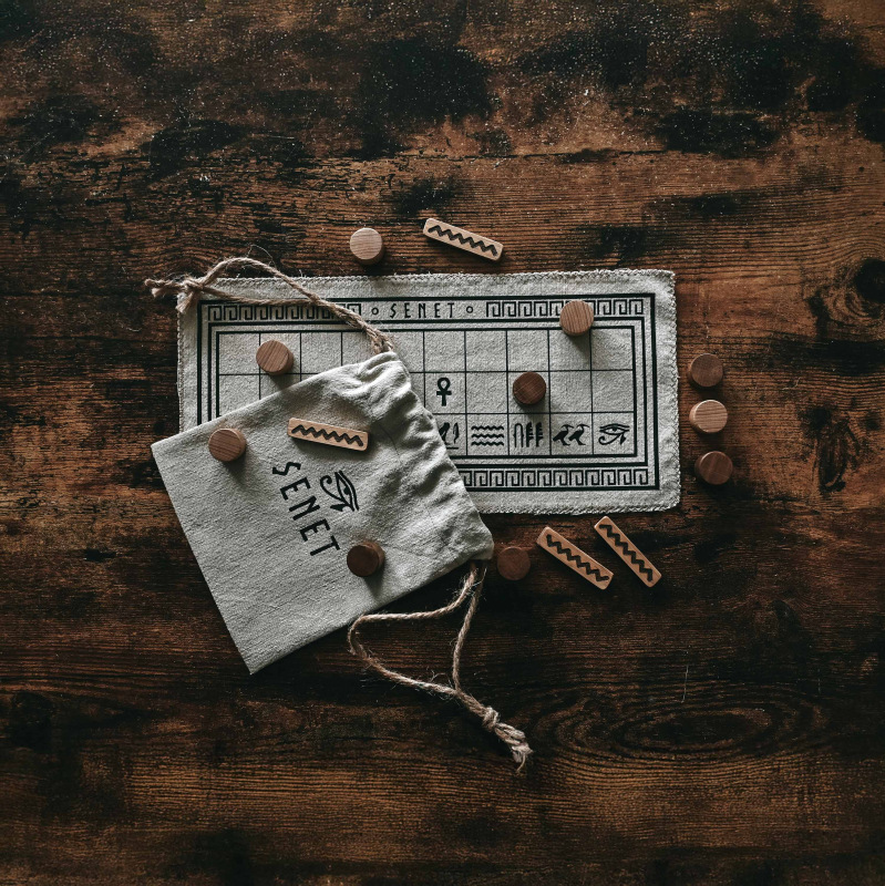Senet – Hra faraónov: Ručne vyrobená cestovná edícia 2
