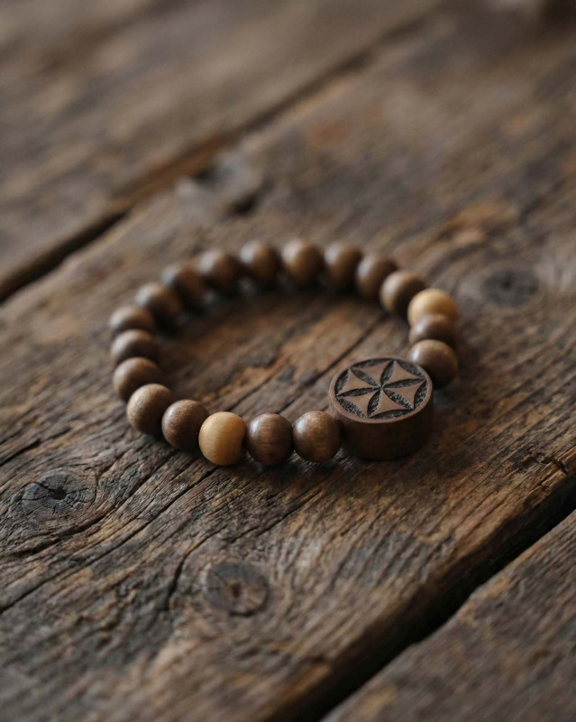 Ručne robený náramok Perúnova hviezda (Slovanský talizman) 3