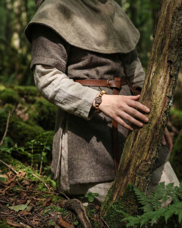 Ručne robený náramok Perúnova hviezda (Slovanský talizman) 1