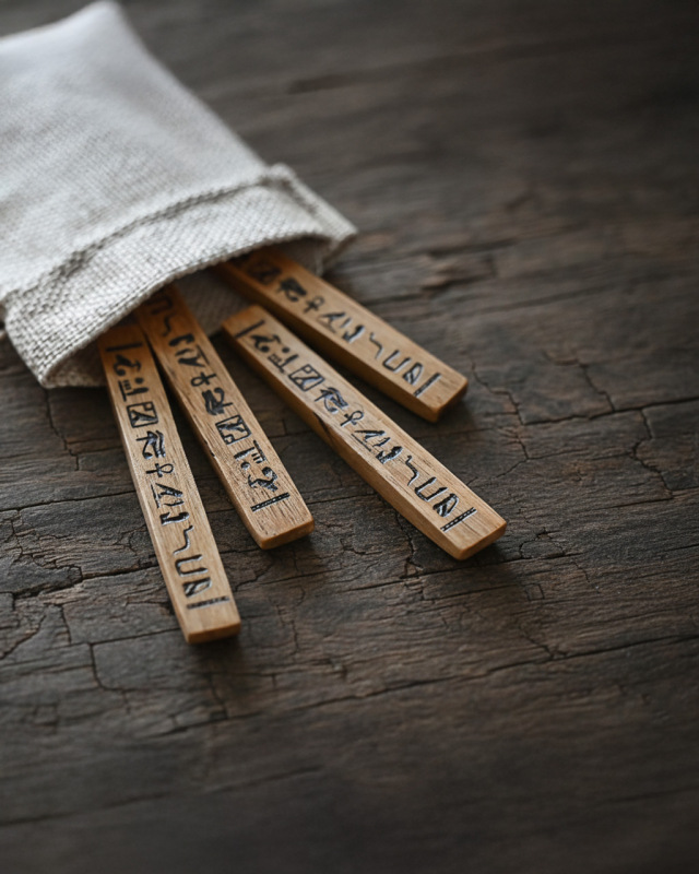 Faraónov osud: Egyptské paličkové kocky